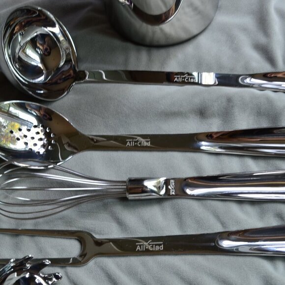 All-Clad Stainless Steel Kitchen Tool Set; 8 piece - Picture 10 of 15